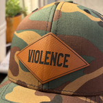 Woodland Violence Leather Patch Hat